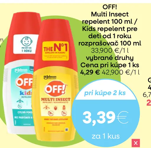 OFF! Multi insect repellent