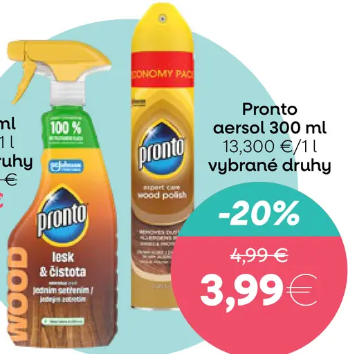 Pronto aerosól na nábytok
