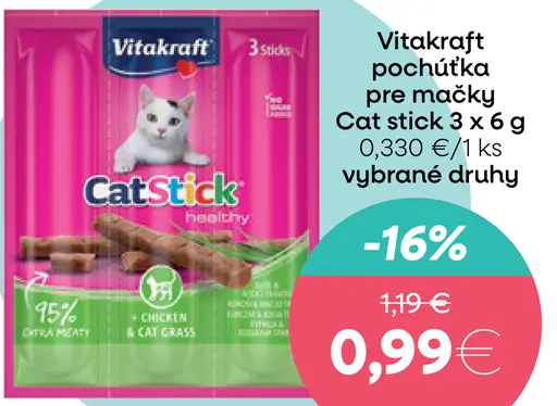 Vitakraft Cat Stick mini pochúťka pre mačku