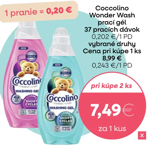 Coccolino Wonder Wash prací gél