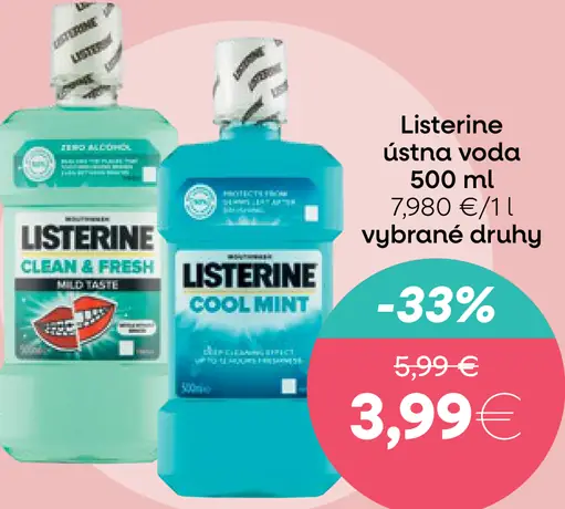 Listerine ústna voda