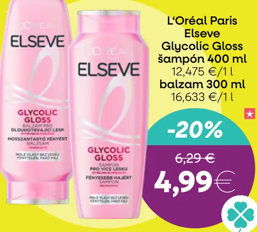 L’Oréal Paris Elseve Glycolic Gloss šampón