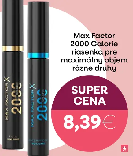 Max Factor 2000 Calorie riasenka pre maximálny objem