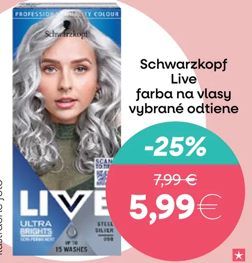 Schwarzkopf LIVE farba na vlasy