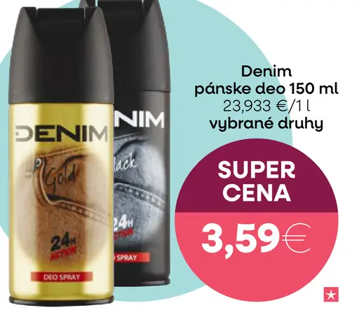 Denim pánske deo vybrané druhy