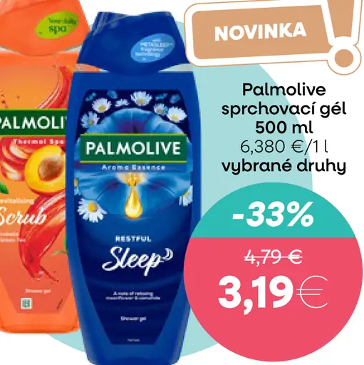 Palmolive sprchový gél vybrané druhy