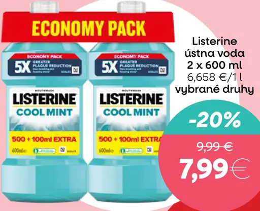 Listerine Cool Mint ústna voda