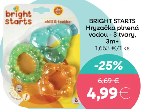Bright Starts hračka plnená vodou
