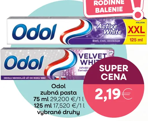 Odol zubná pasta Active White