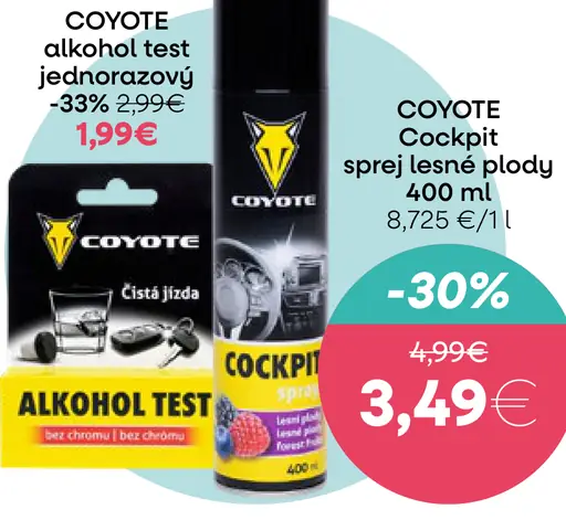 Coyote sprej lesné plody cockpit spray