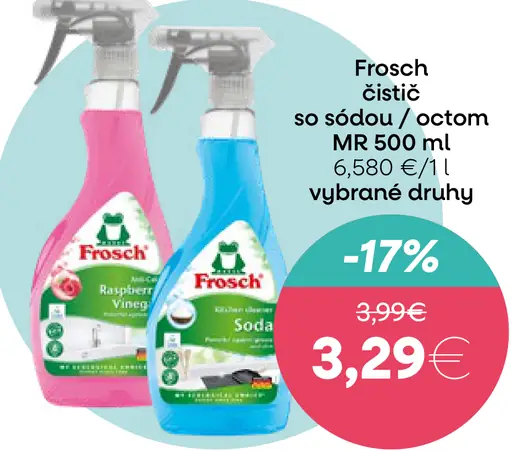 Frosch čistič so sódou / octom