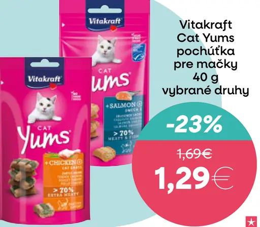 Vitakraft Cat Yums doplnkové krmivo pre mačky