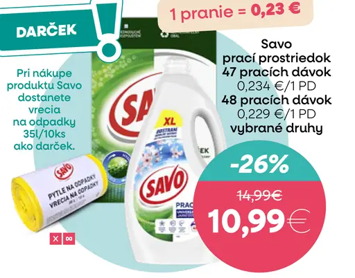 Savo prací prostriedok
