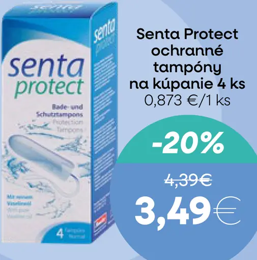 Senta Protect tampóny na kapiláre