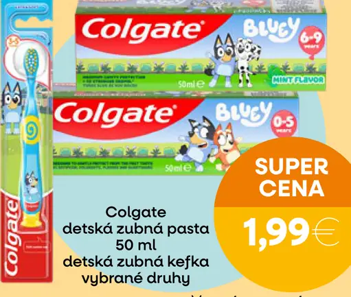 Colgate Bluey detská zubná pasta
