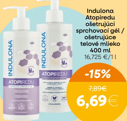 Indulona Atopired upokojujúci sprchovací gél