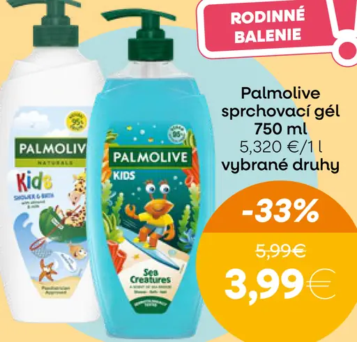 Palmolive sprchovací gél Kids