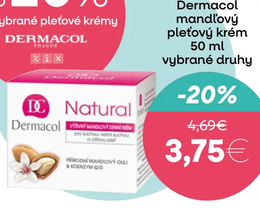 Dermacol matujúci pleťový krém rôzne druhy