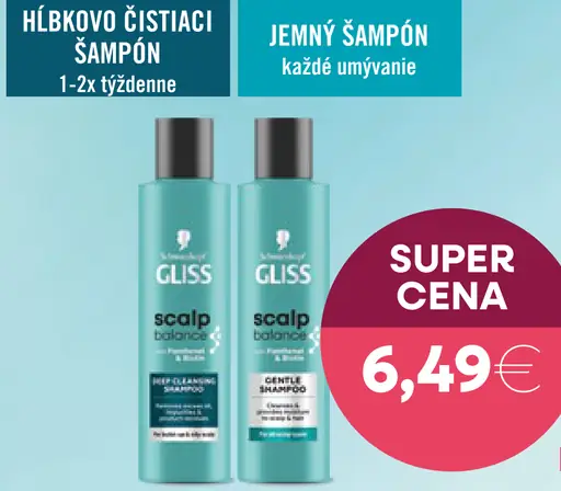 Gliss jemný šampón Scalp Balance