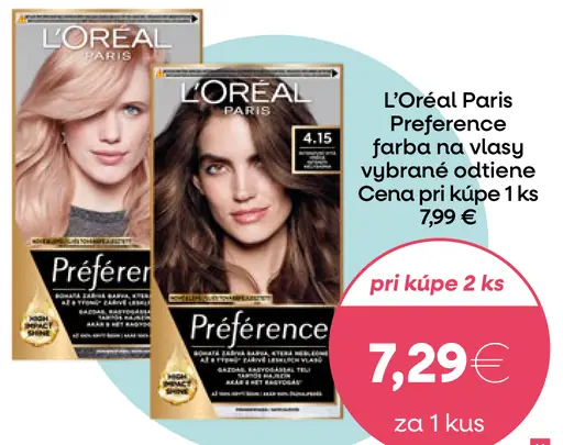 L'Oréal Paris Préférence farba na vlasy