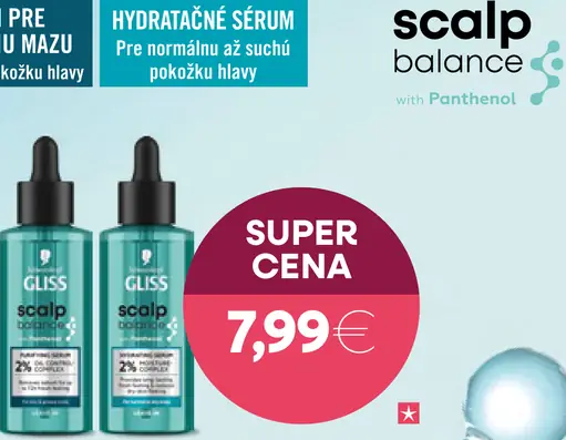 Gliss hydratačné sérum Scalp Balance