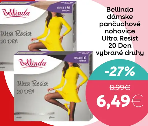 Bellinda pančuchové nohavice Ultra Resist 20 Den vybrané druhy