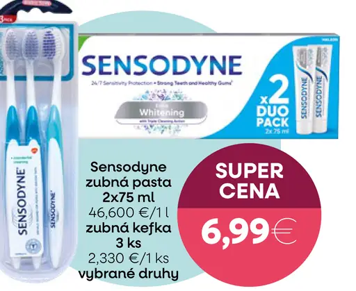 Sensodyne zubná pasta