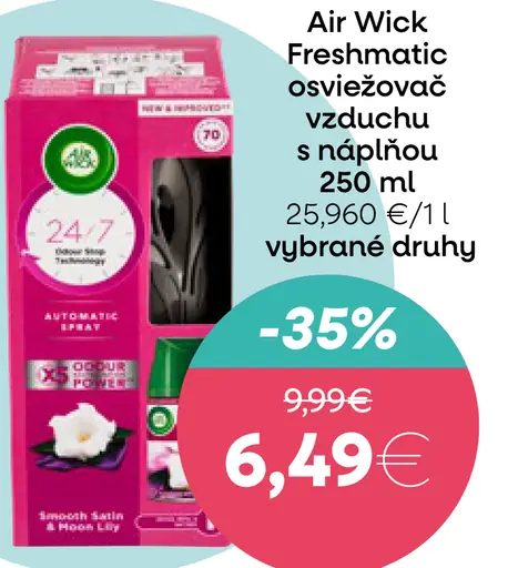 Air Wick Freshmatic osviežovač vzduchu s náplňou