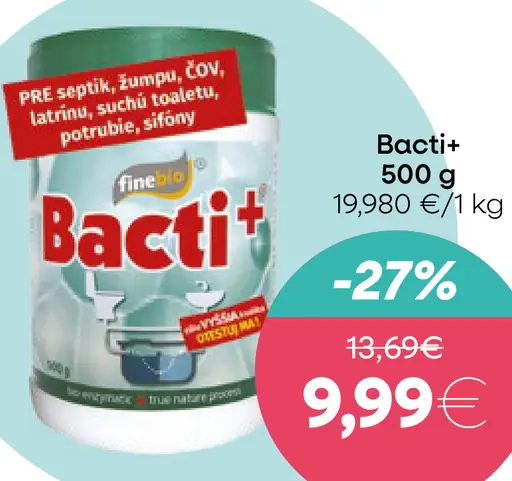 Bacti+ dezinfekčný prostriedok na pranie
