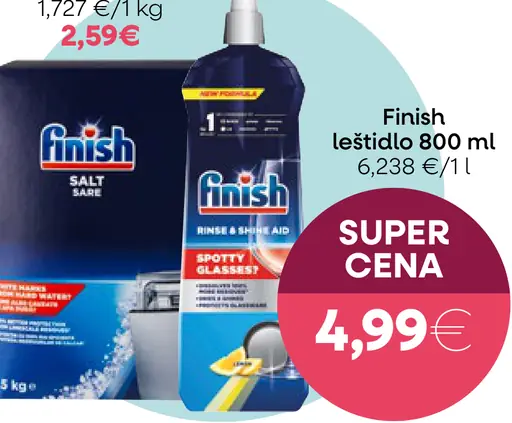 Finish leštidlo do umývačky