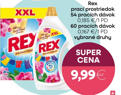 Rex prací prostriedok