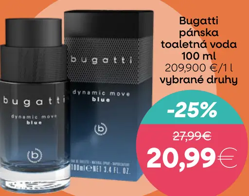 Bugatti pánska toaletná voda