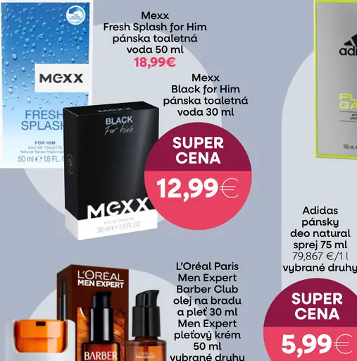 Mexx Black for Him pánska toaletná voda
