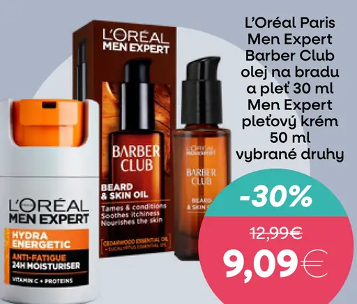 L'Oréal Paris Men Expert Barber Club olej na bradu a pokožku
