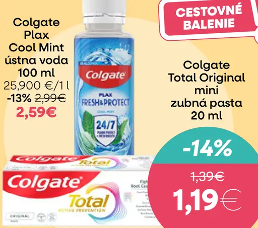 Colgate Plax ústna voda Cool Mint