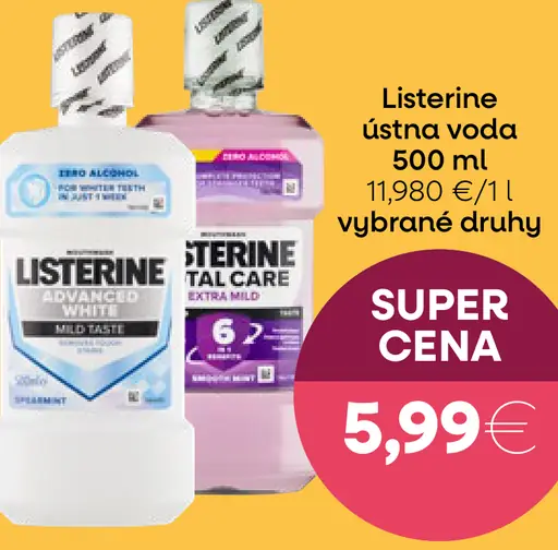 Listerine ústna voda