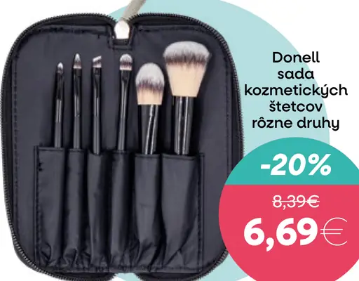Donell sada kozmetických štetcov