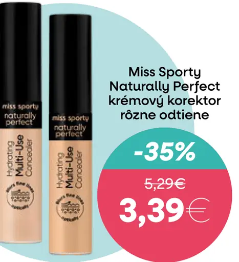 Miss Sporty Naturally Perfect krémový korektor