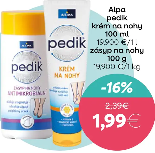 Alpa Pedik krém na nohy