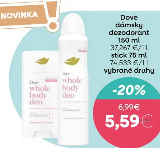 Dove Dámsky dezodorant sprej