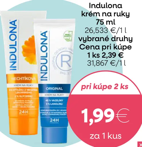 Indulona Nechtíková krém na ruky