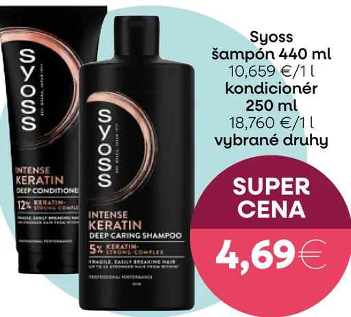 Syoss šampón alebo kondicionér rôzne druhy