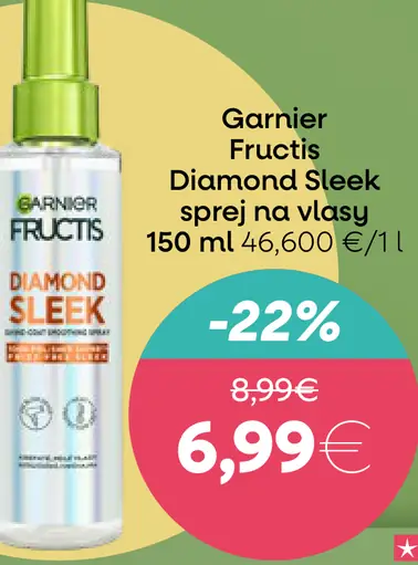Garnier Diamond Sleek sprej na vlasy