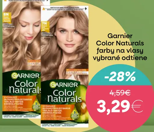 Farba na vlasy Color Naturals rôzne odtiene Garnier