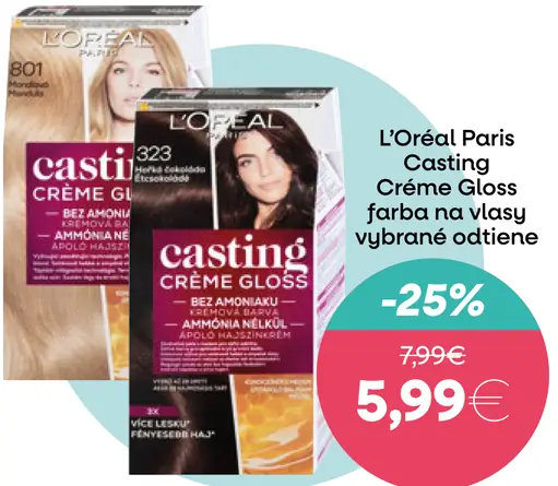 L'Oréal Paris Casting Crème Gloss farba na vlasy