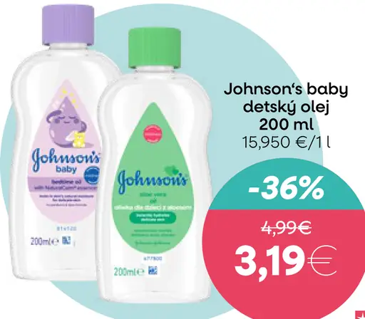 Johnson's baby detský olej