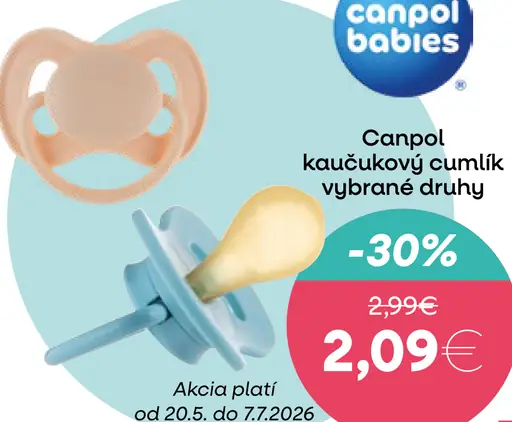 Canpol Babies kaučukový cumlík