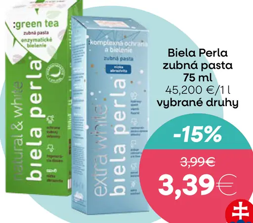 Biela Perla zubná pasta