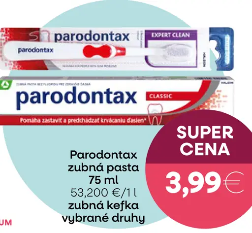 Parodontax zubná pasta