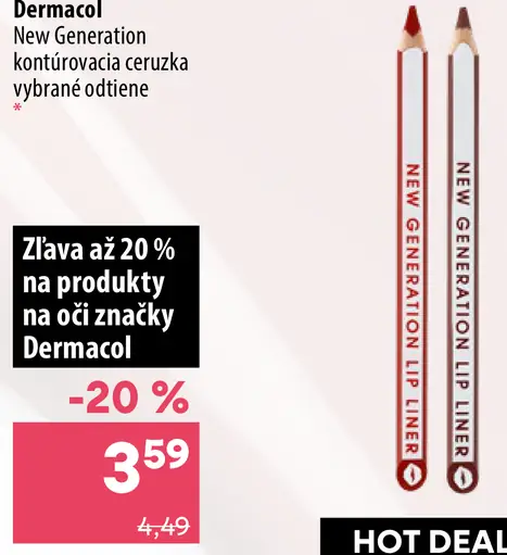 Dermacol New Generation konturovacia ceruzka na oči